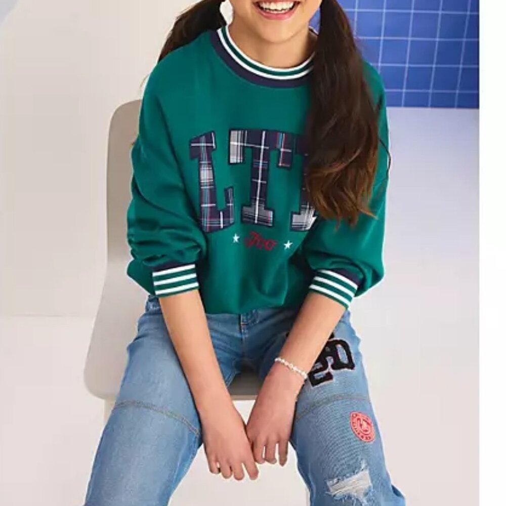 LIMITED TOO Girls Crewneck Sweater and Demin Jeans Set - 2-pieces  Size: 10
